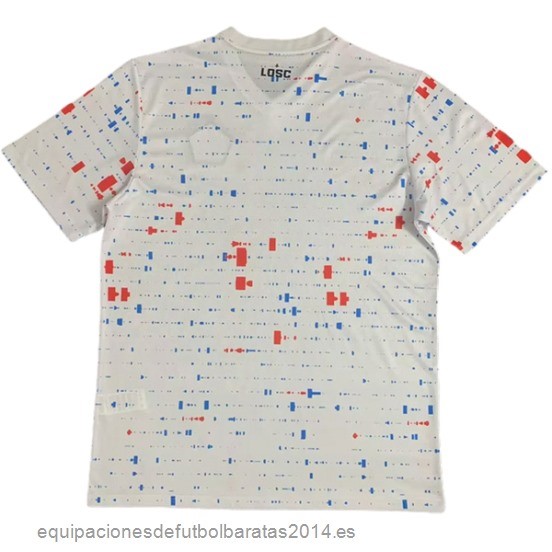 Nuevo Tailandia 2ª Camiseta Lille 23/24 Blanco Baratas